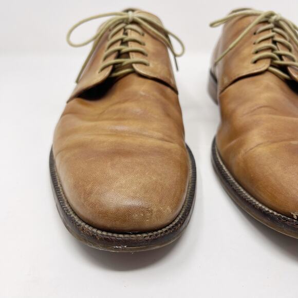 Cole Haan Mens 10.5 Brown Nike Air Williams Derby Round Toe Dress Shoes Lace Up main image 10